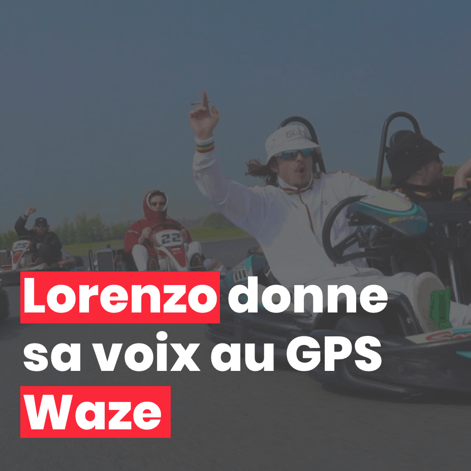 Lorenzo donne sa voix au GPS Waze
