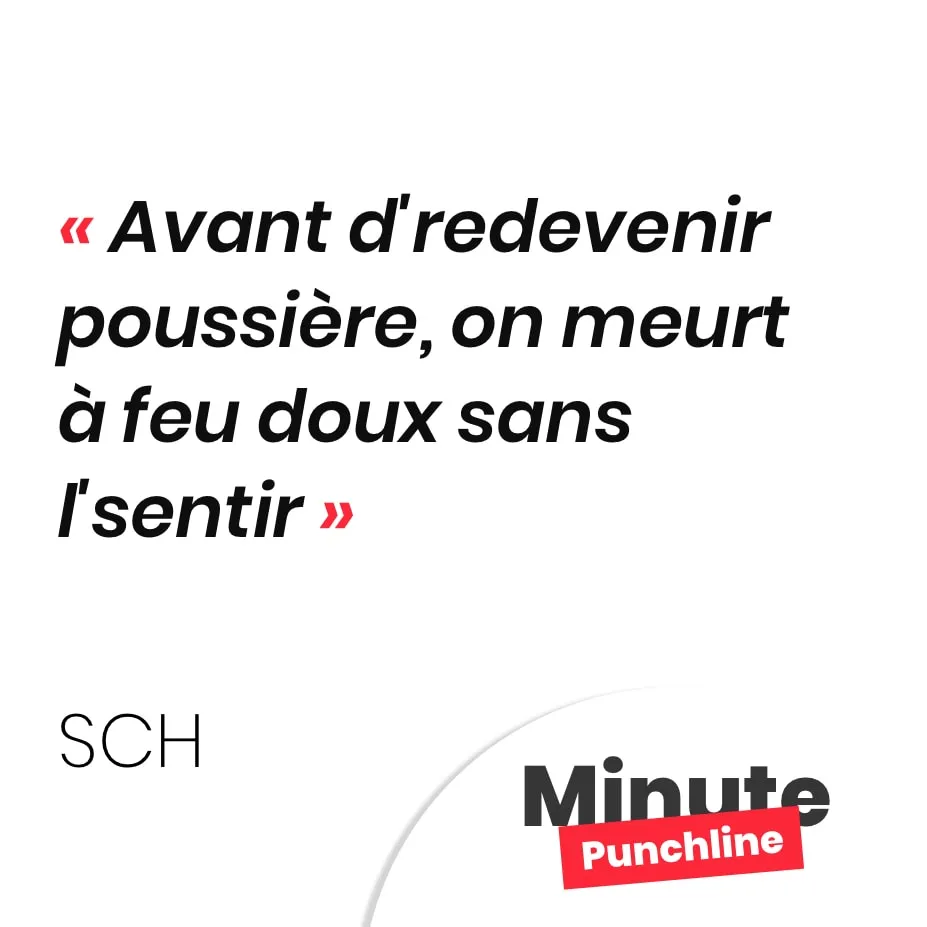Avant d'redevenir poussière, on meurt à feu doux sans l'sentir