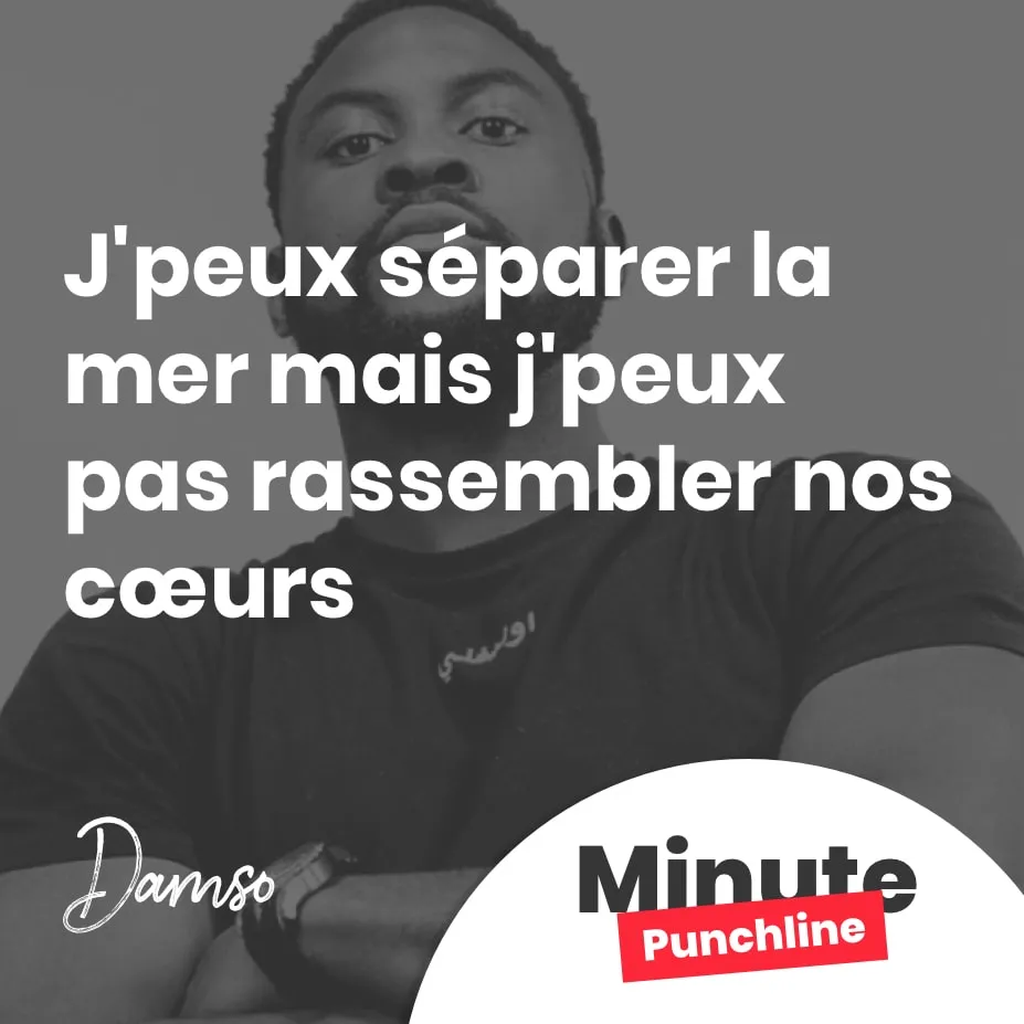 J'peux séparer la mer mais j'peux pas rassembler nos cœurs