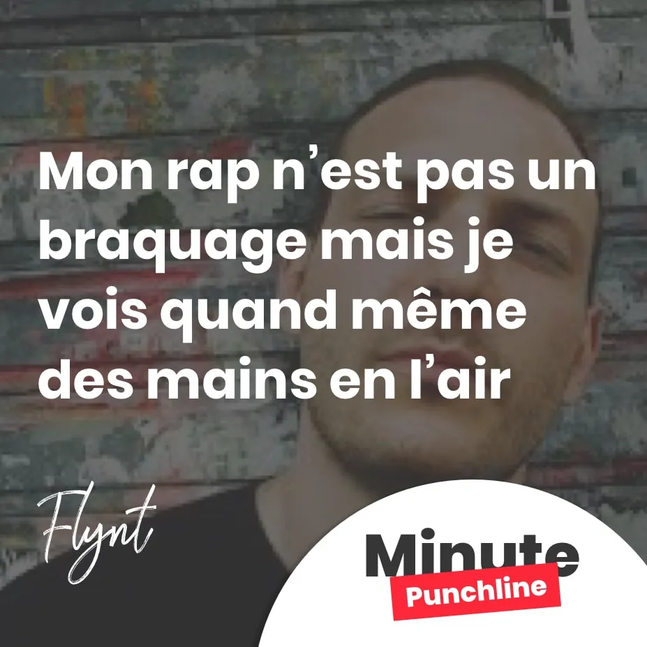 Mon rap n’est pas un braquage mais je vois quand même des mains en l’air