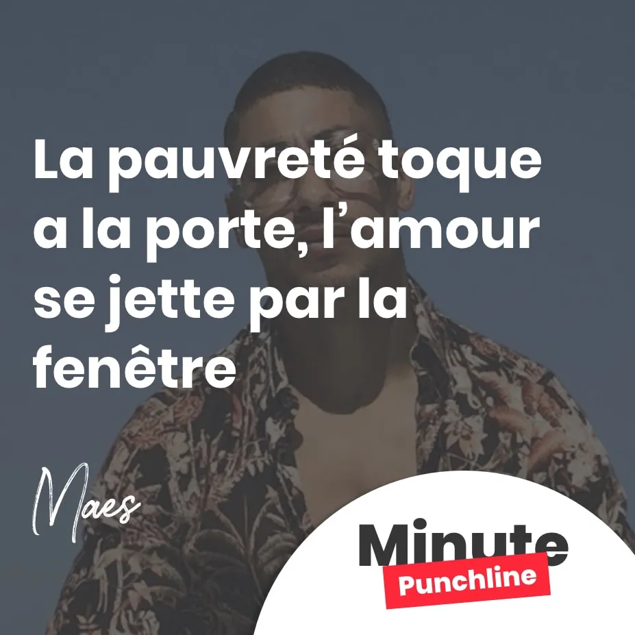La pauvreté toque a la porte, l’amour se jette par la fenêtre