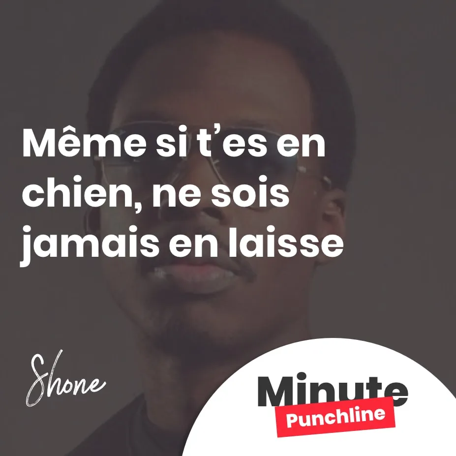 Même si t’es en chien, ne sois jamais en laisse