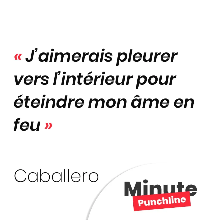 J’aimerais pleurer vers l’intérieur pour éteindre mon âme en feu