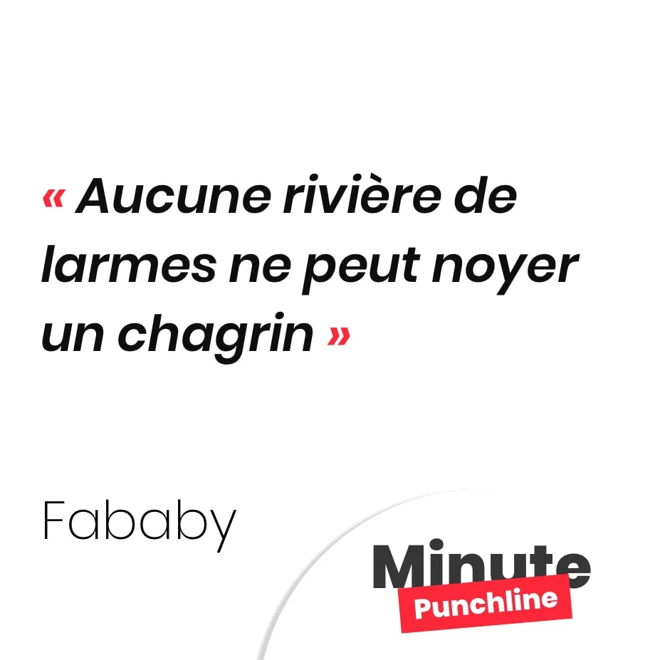 Aucune rivière de larmes ne peut noyer un chagrin