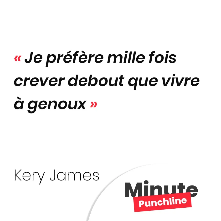 Je préfère mille fois crever debout que vivre à genoux