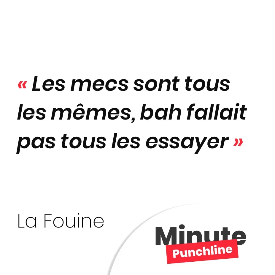 Les mecs sont tous les mêmes, bah fallait pas tous les essayer