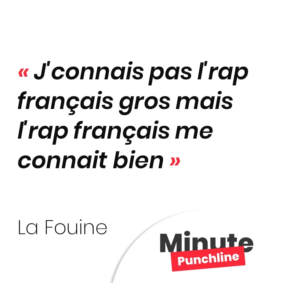 J'connais pas l'rap français gros mais l'rap français me connait bien