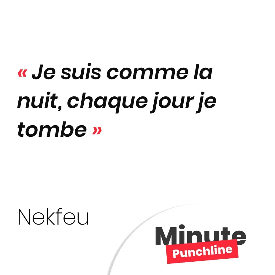 Je suis comme la nuit, chaque jour je tombe