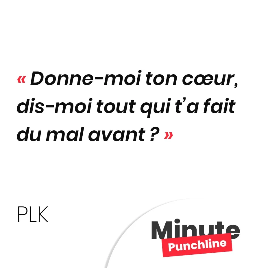 Donne-moi ton cœur, dis-moi tout Qui t’a fait du mal avant ?