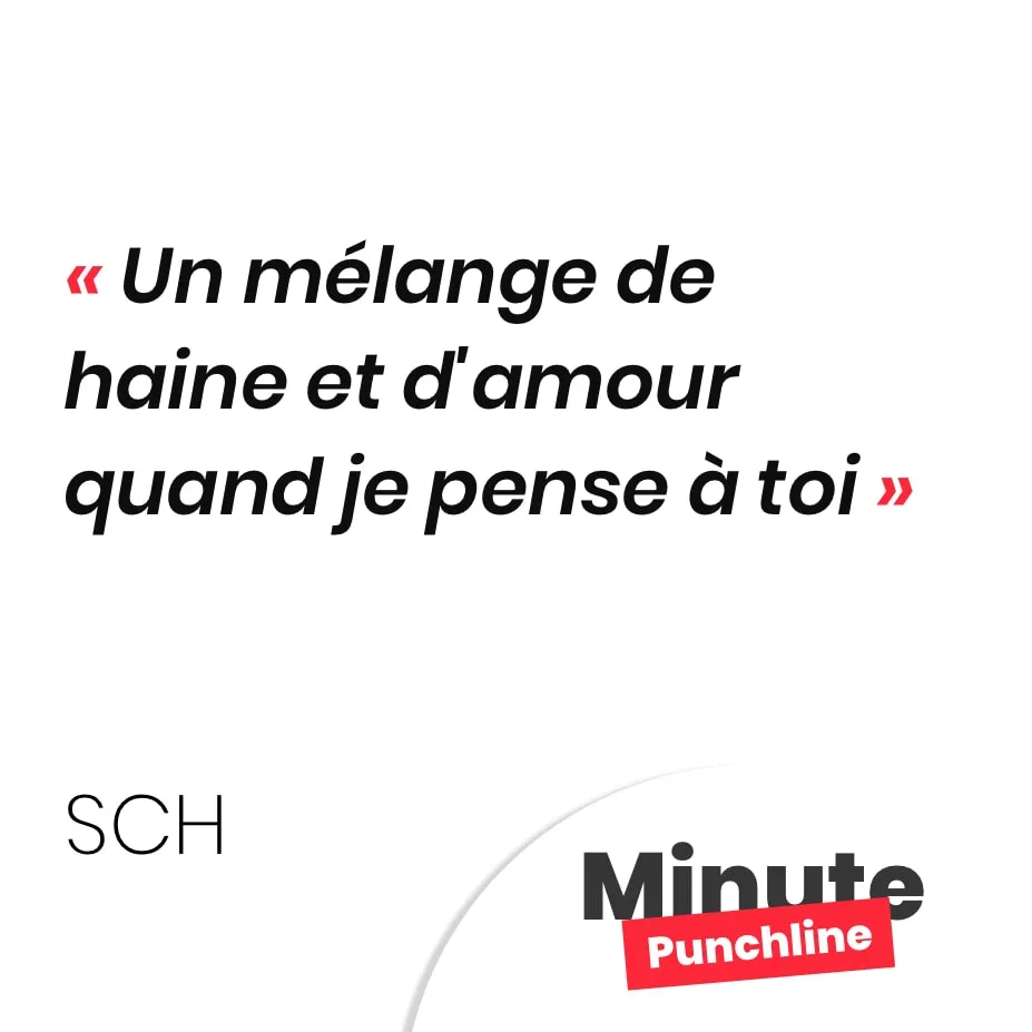 Un mélange de haine et d'amour quand je pense à toi