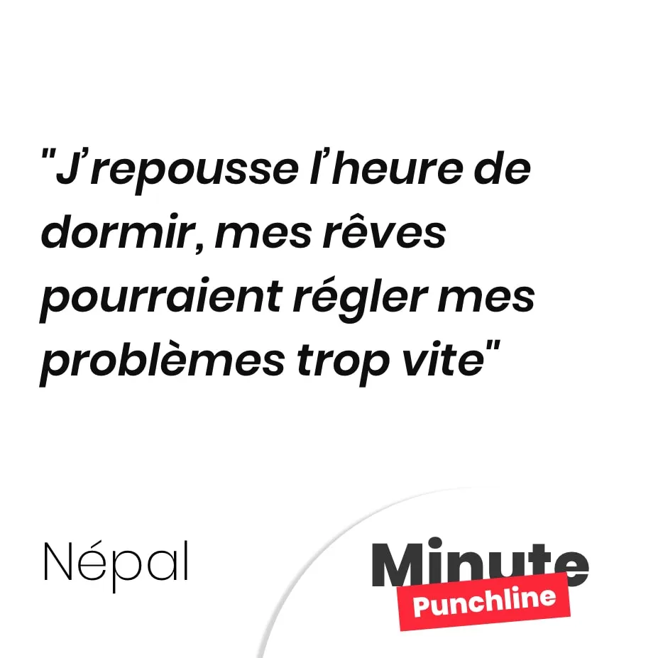 J’repousse l’heure de dormir, mes rêves pourraient régler mes problèmes trop vite