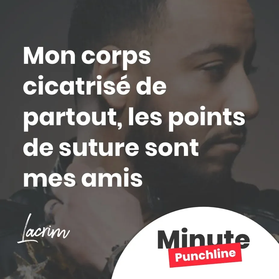 Mon corps cicatrisé de partout, les points de suture sont mes amis