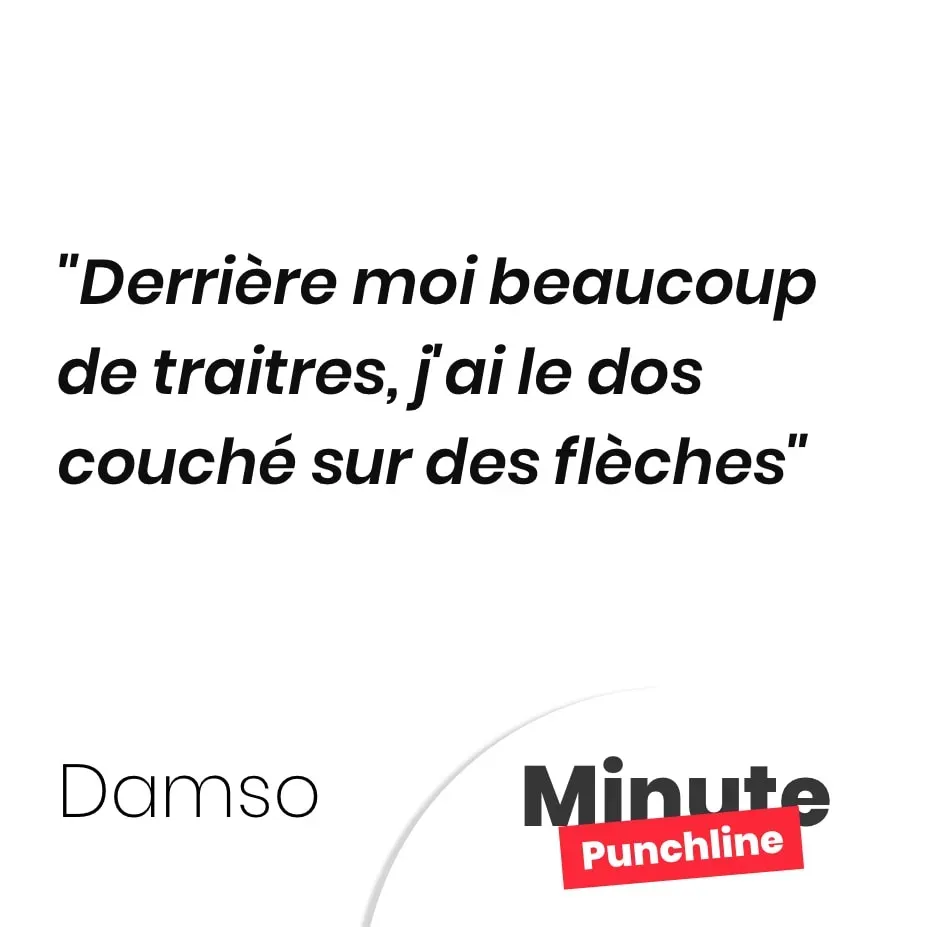 Derrière moi beaucoup de traitres, j’ai le dos couché sur des flèches