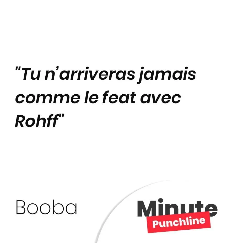 Tu n’arriveras jamais comme le feat avec Rohff