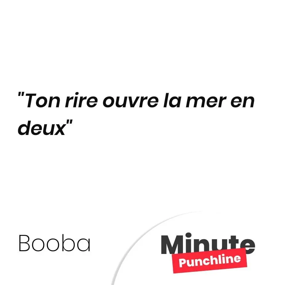 Ton rire ouvre la mer en deux