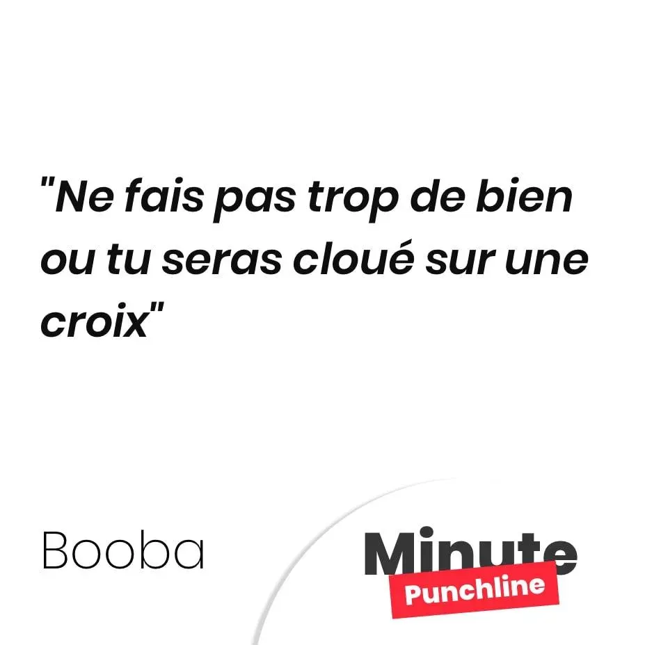 Ne fais pas trop de bien ou tu seras cloué sur une croix
