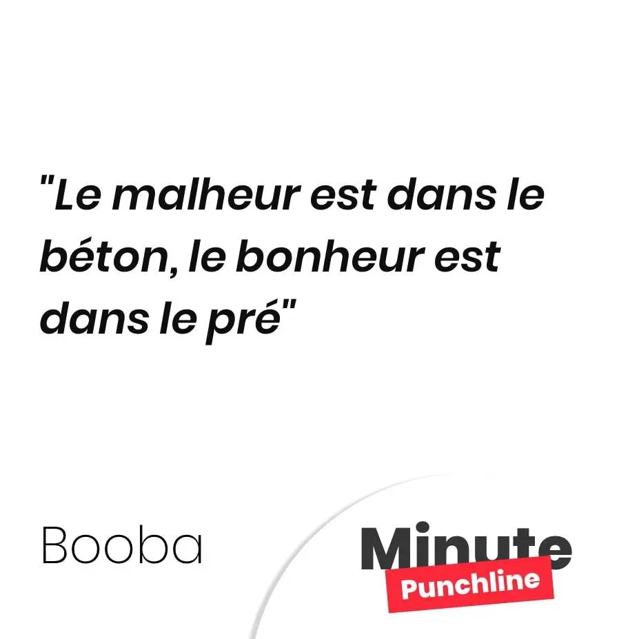 Le malheur est dans le béton, le bonheur est dans le pré
