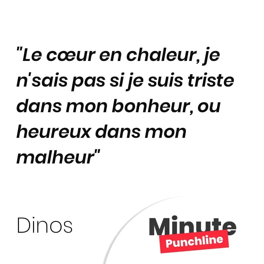 Le cœur en chaleur, je n’sais pas si je suis triste dans mon bonheur, ou heureux dans mon malheur