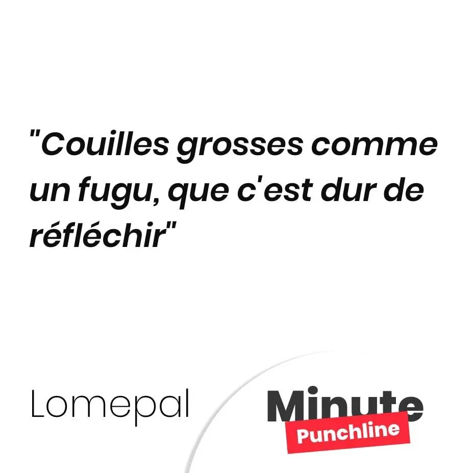 Couilles grosses comme un fugu, que c’est dur de réfléchir