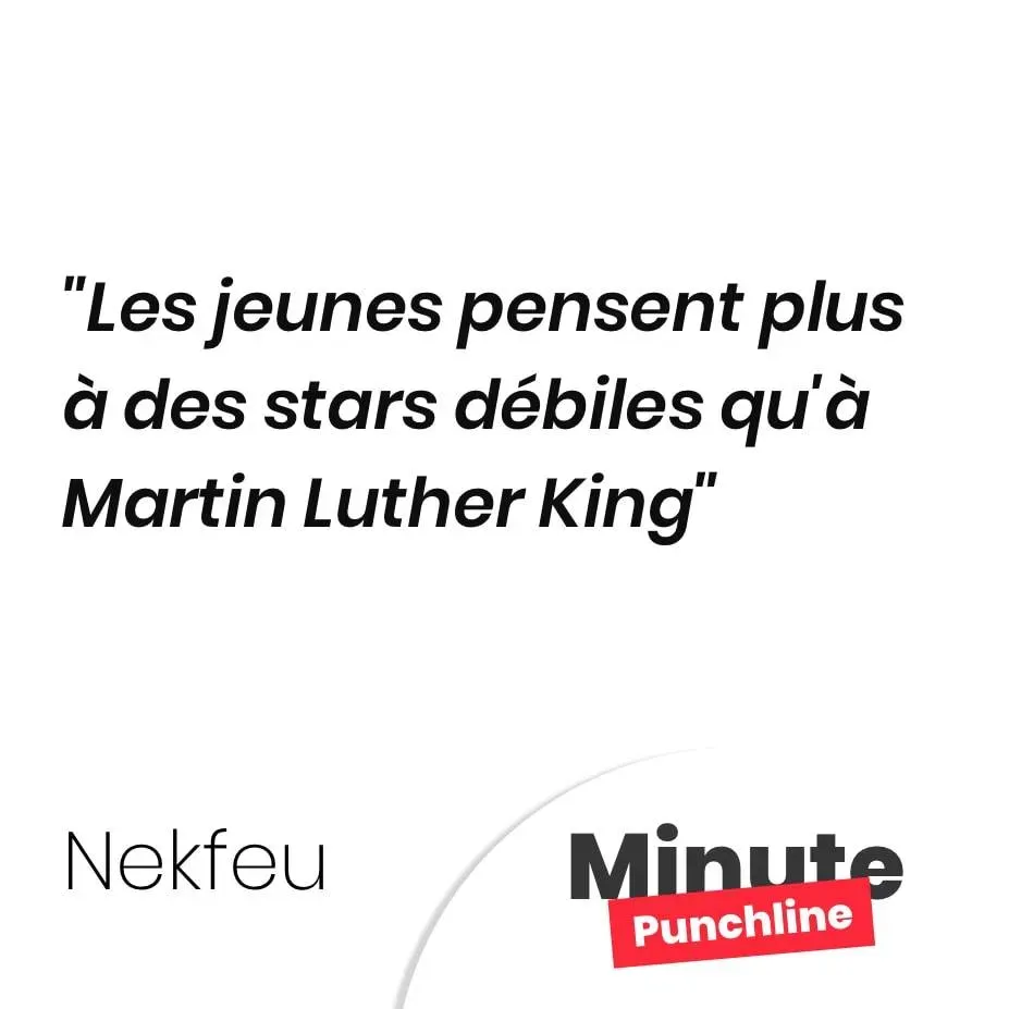 Les jeunes pensent plus à des stars débiles qu’à Martin Luther King
