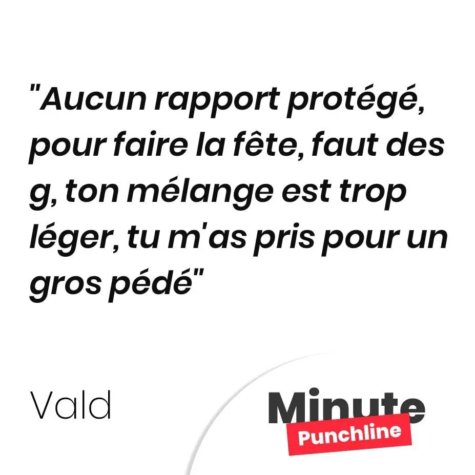 Aucun rapport protégé, pour faire la fête, faut des g, ton mélange est trop léger, tu m’as pris pour un gros pédé