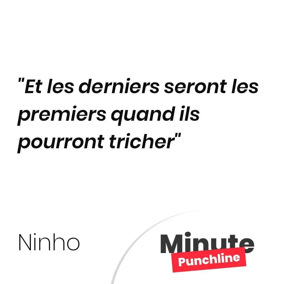 Et les derniers seront les premiers quand ils pourront tricher