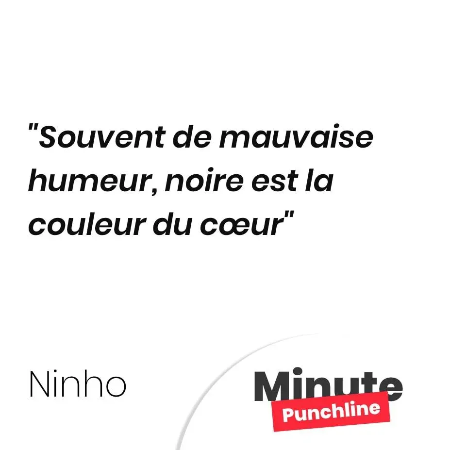 Souvent de mauvaise humeur, noire est la couleur du cœur