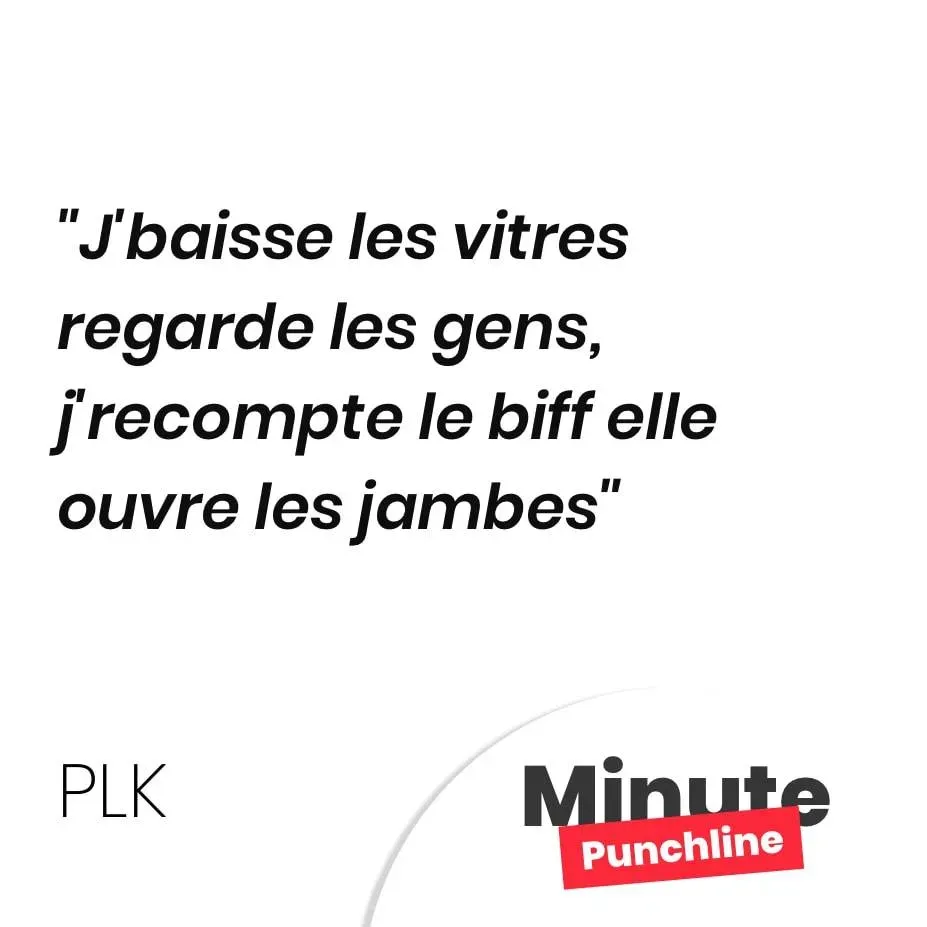 J’baisse les vitres regarde les gens, j’recompte le biff elle ouvre les jambes