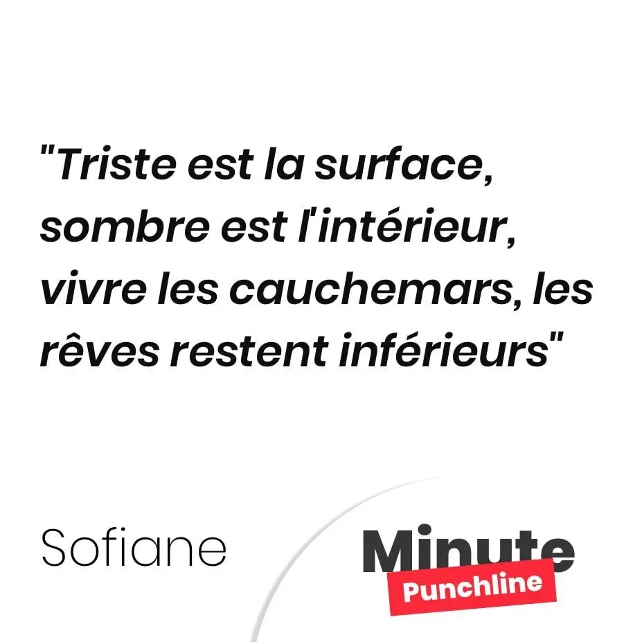 Triste est la surface, sombre est l’intérieur, vivre les cauchemars, les rêves restent inférieurs