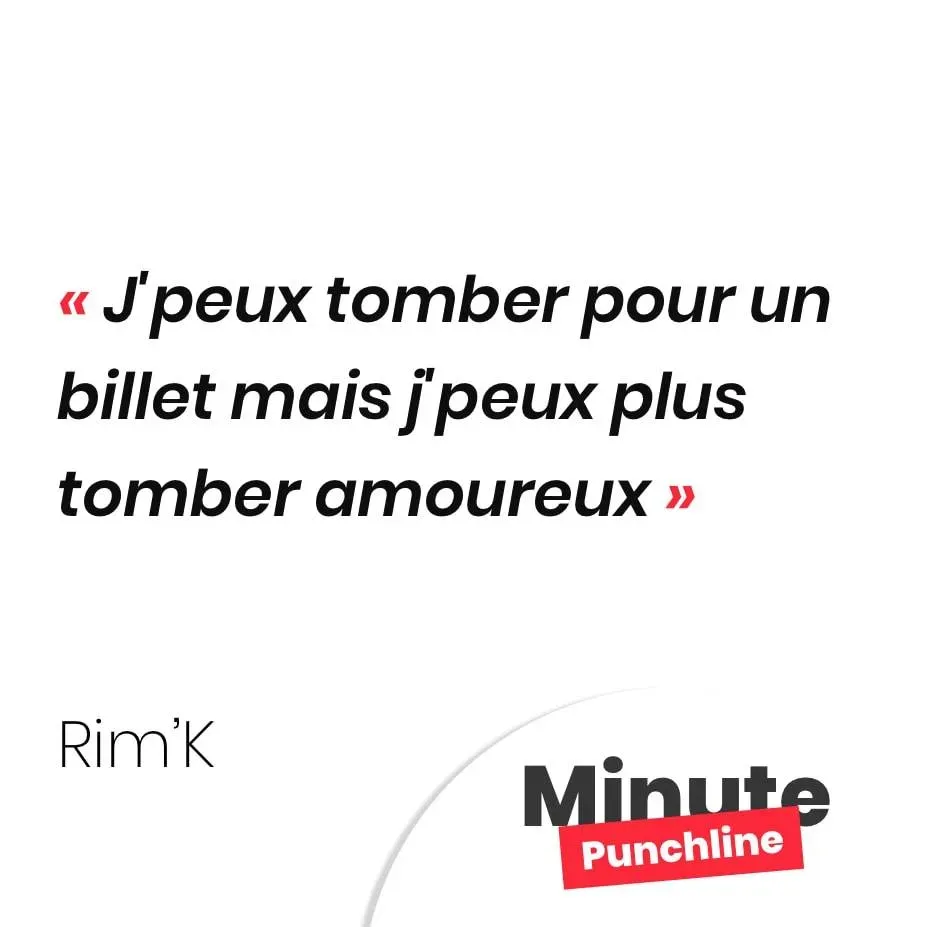 J'peux tomber pour un billet mais j'peux plus tomber amoureux