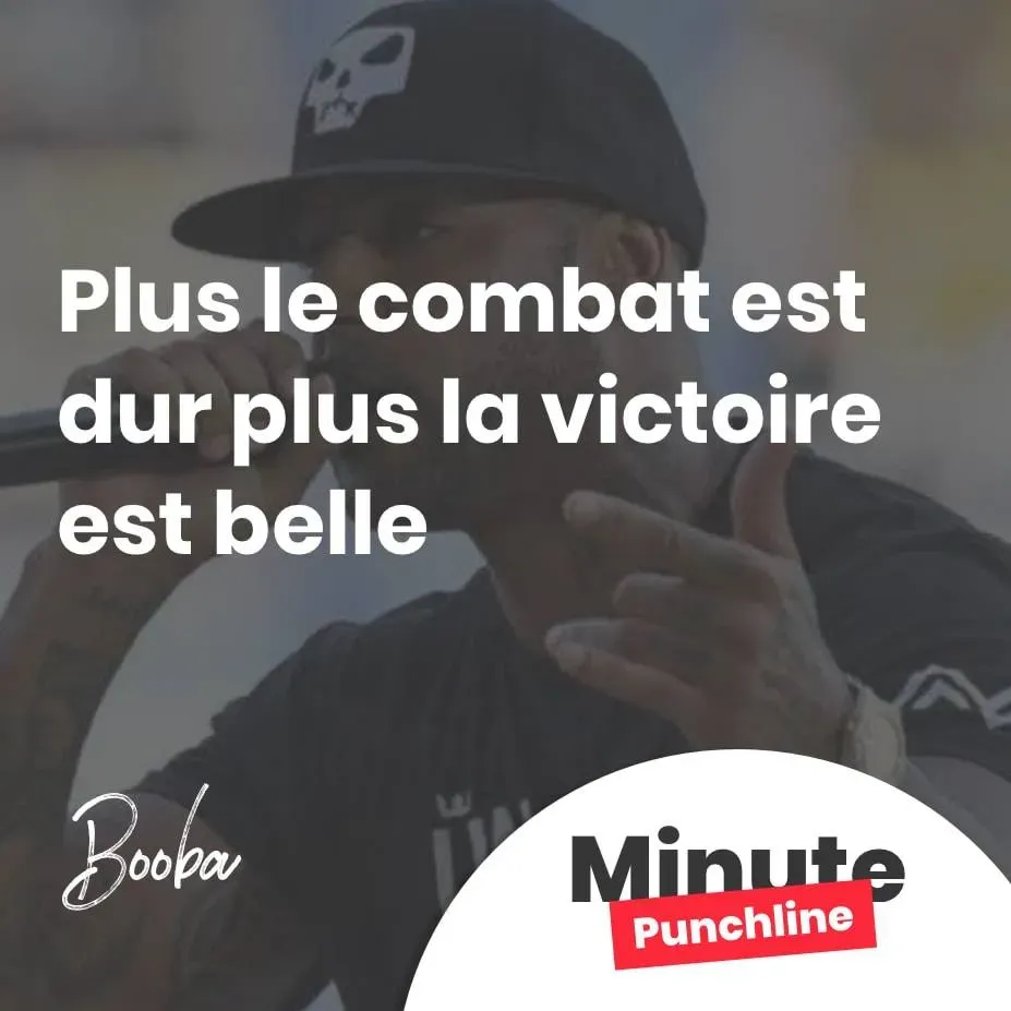 plus le combat est dur plus la victoire est belle