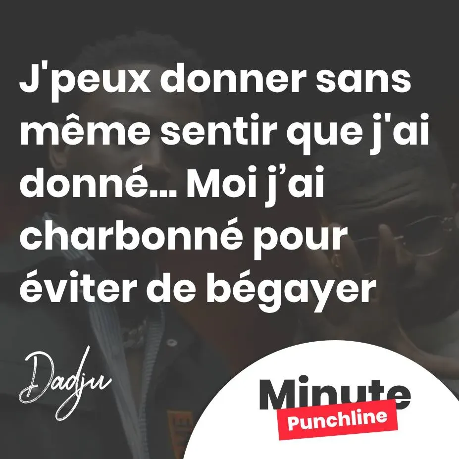 J'peux donner sans même sentir que j'ai donné… Moi j’ai charbonné pour éviter de bégayer