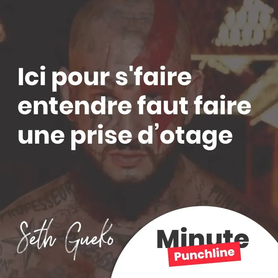 Ici pour s'faire entendre faut faire une prise d’otage