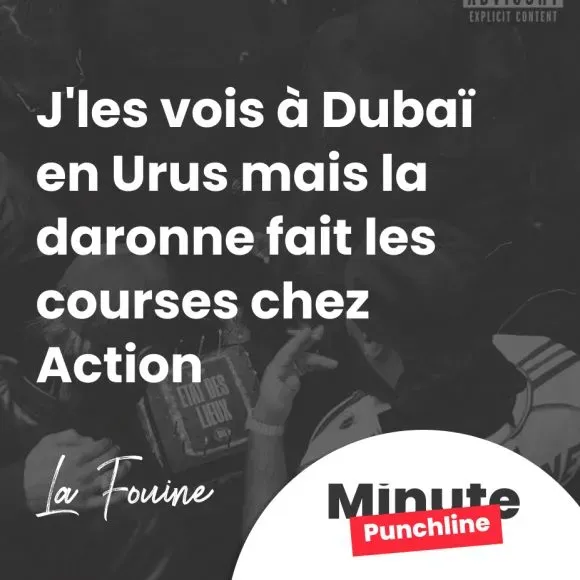 J’les vois à Dubaï en Urus mais la daronne fait les courses chez Action