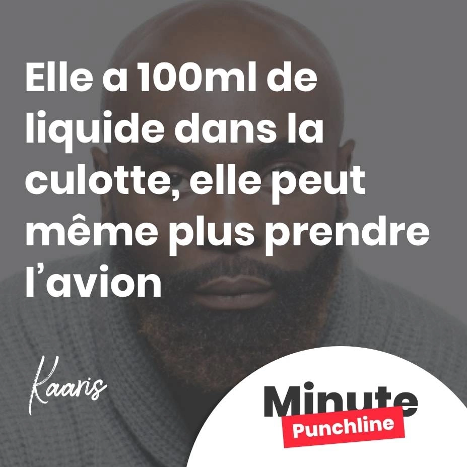 Elle a 100ml de liquide dans la culotte, elle peut même plus prendre